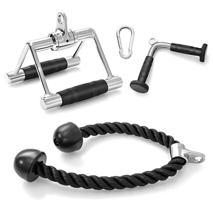 3-Piece Cable Machine Attachment Set for Home Gym at Gallery Canada