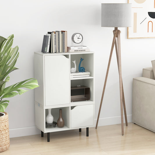 Stackable Bookcase, Adjustable Shelf, White Bookcases White at Gallery Canada