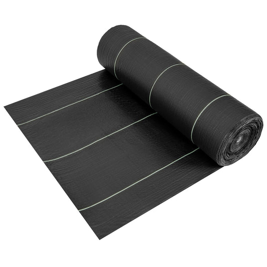 6.5 x 330/4 x 250/6 x 300 Feet Weed Barrier Landscape Fabric-6 ft, Black at Gallery Canada