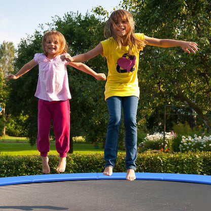 8 Feet Trampoline Spring Safety Cover without Holes, Blue