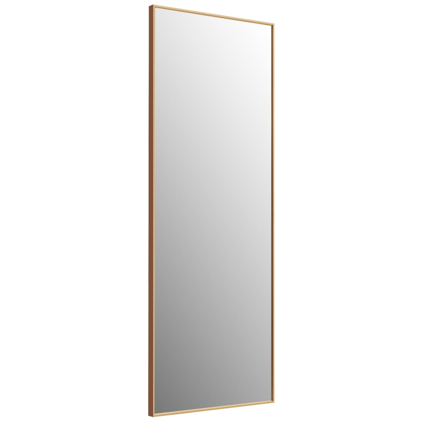 59 Inch Full Length Mirror, Large Rectangle Bedroom Mirror, Golden Wall Mirrors at Gallery Canada