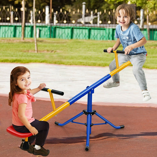 360°Rotation Kids Seesaw Swivel Teeter Totter Playground Equipment - Gallery Canada