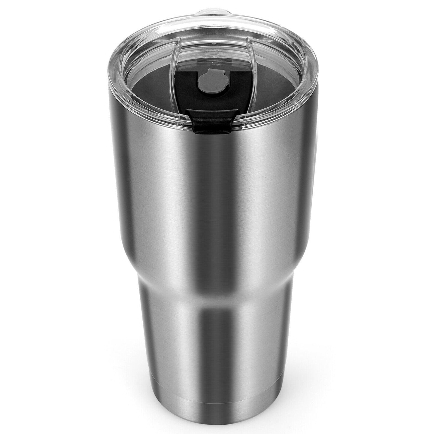 30oz Stainless Steel Tumbler Cup Double Wall Vacuum Insulated Mug with Lid, Silver