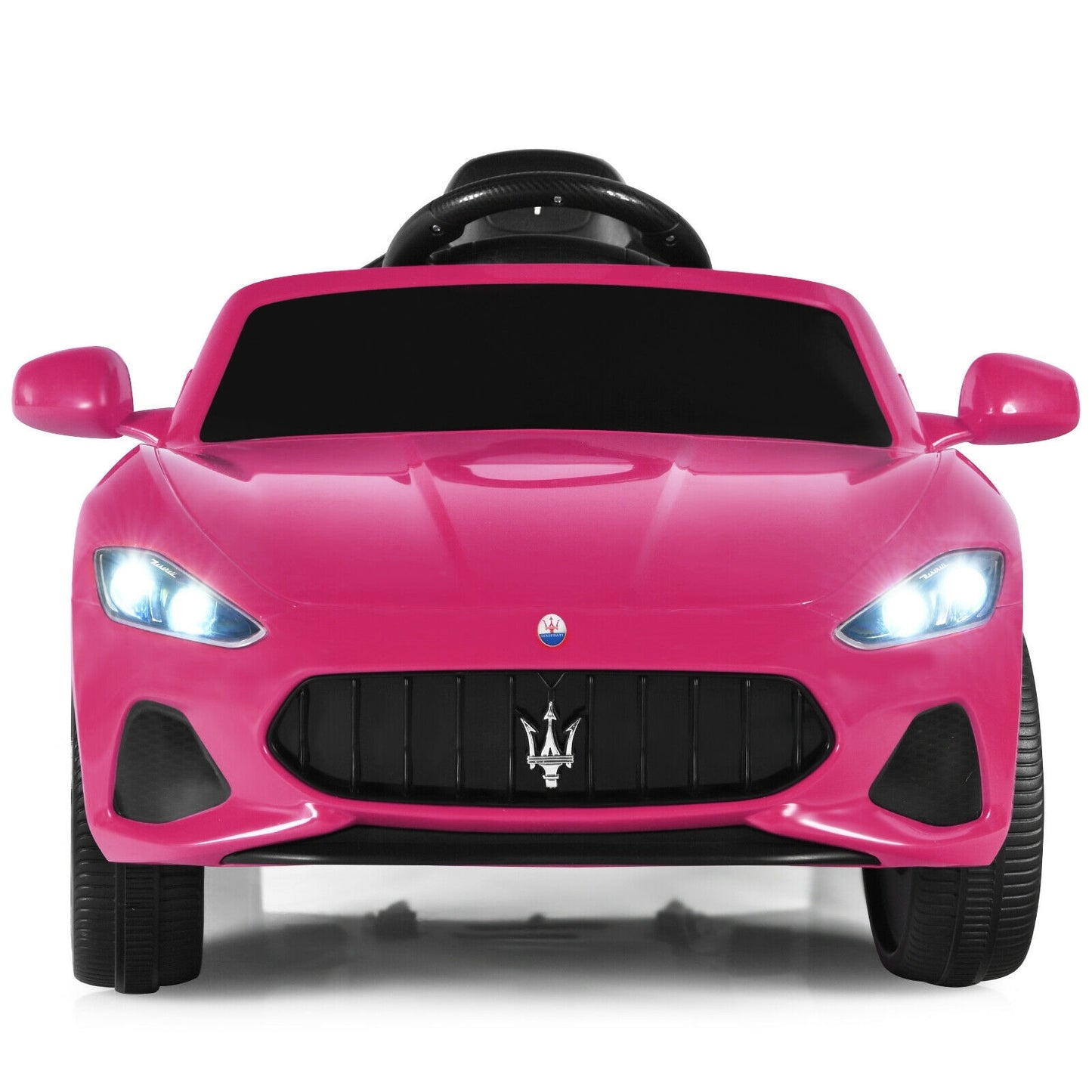 12V Kids Ride-On Car with Remote Control and Lights, Pink Powered Ride On Toys at Gallery Canada