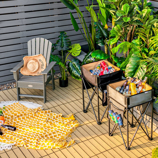 Folding Camping Tables With Storage Sink, Black Camping Furniture Black at Gallery Canada