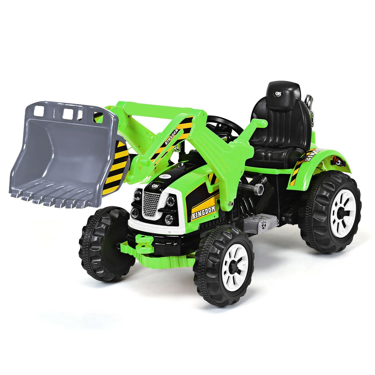 Kids Ride On Dumper Truck, 12V Battery Powered, Green Powered Ride On Toys at Gallery Canada