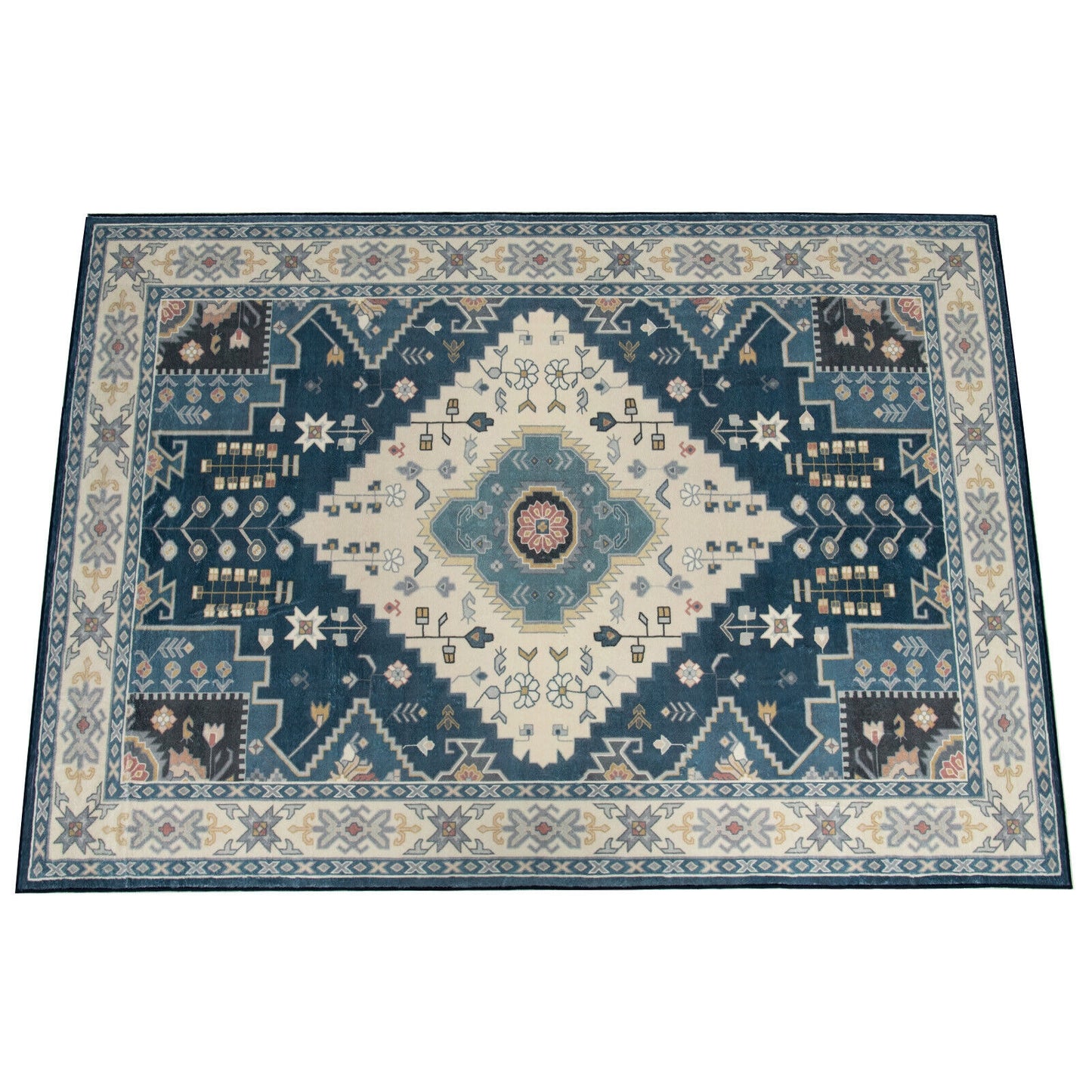 Faux Wool Fabric Area Rugs Doormat, M, Multicolor Rugs at Gallery Canada