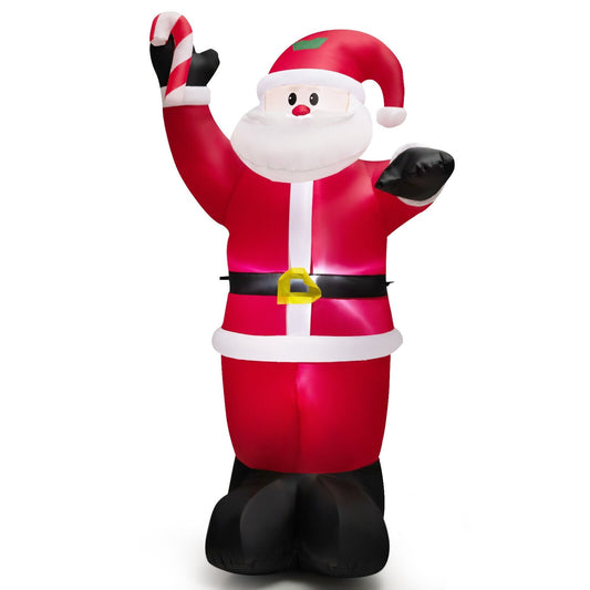 8 Feet Inflatable Santa Claus Decoration, Red