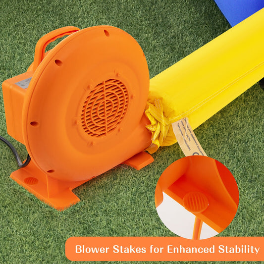 380W Air Blower For Inflatables, 25 Feet Wire, GFCI Plug, Orange Air Blowers Orange at Gallery Canada