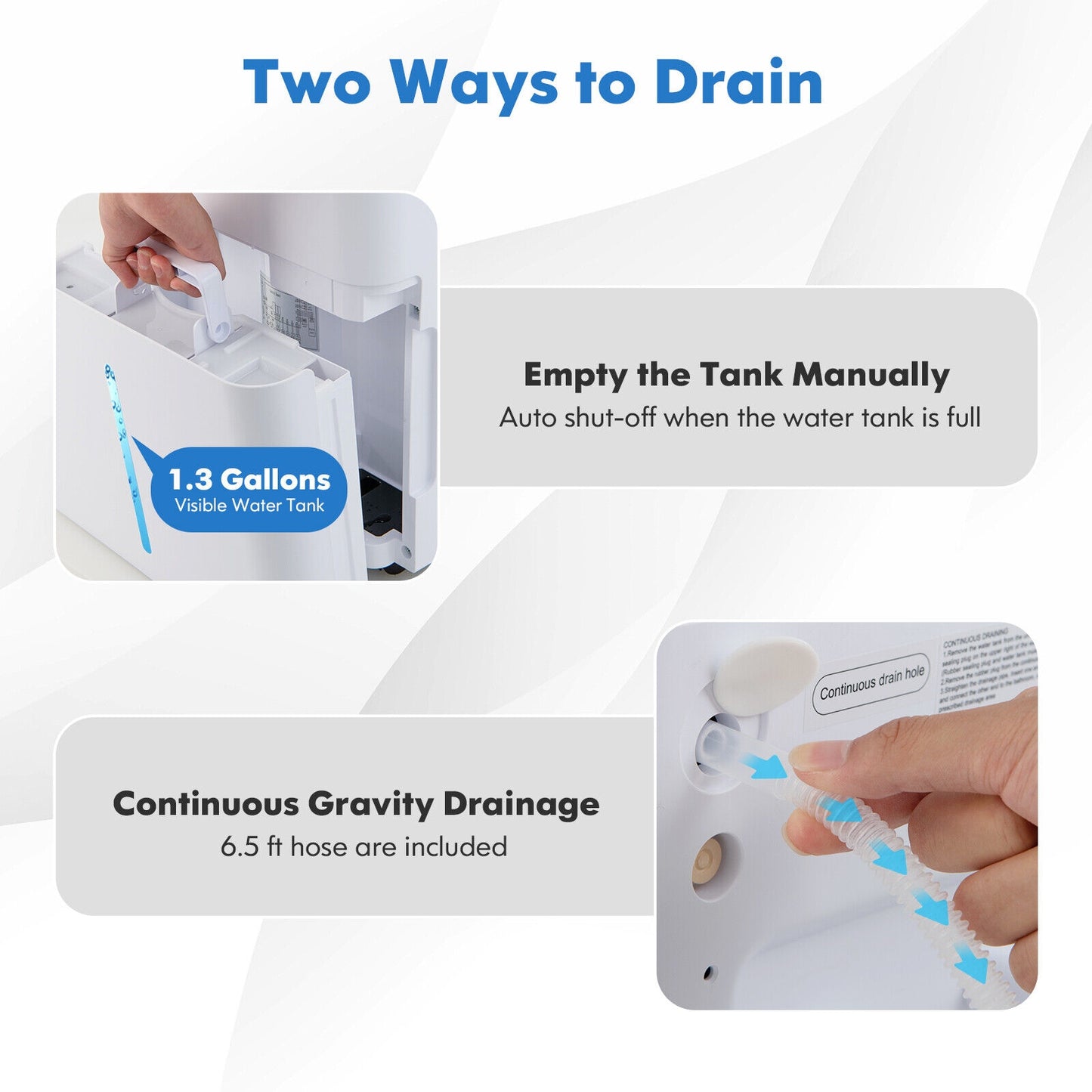 100-Pint Dehumidifier With Smart App, Alexa Control, White Dehumidifiers at Gallery Canada