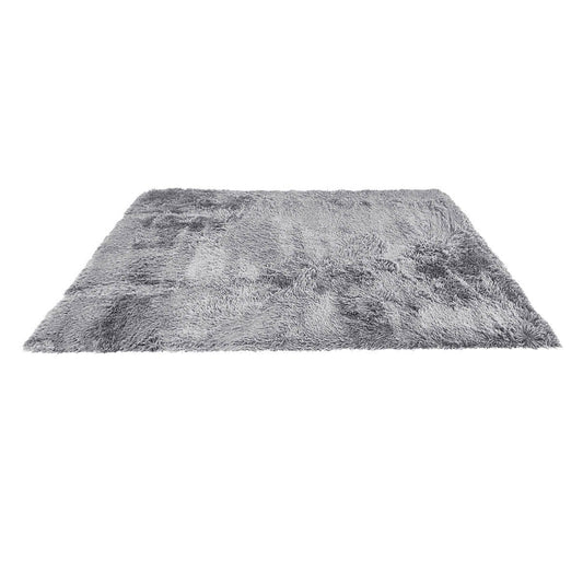 4x6 Feet Modern Soft Shag Rug with Non-slip Grip Dots, Light Gray at Gallery Canada