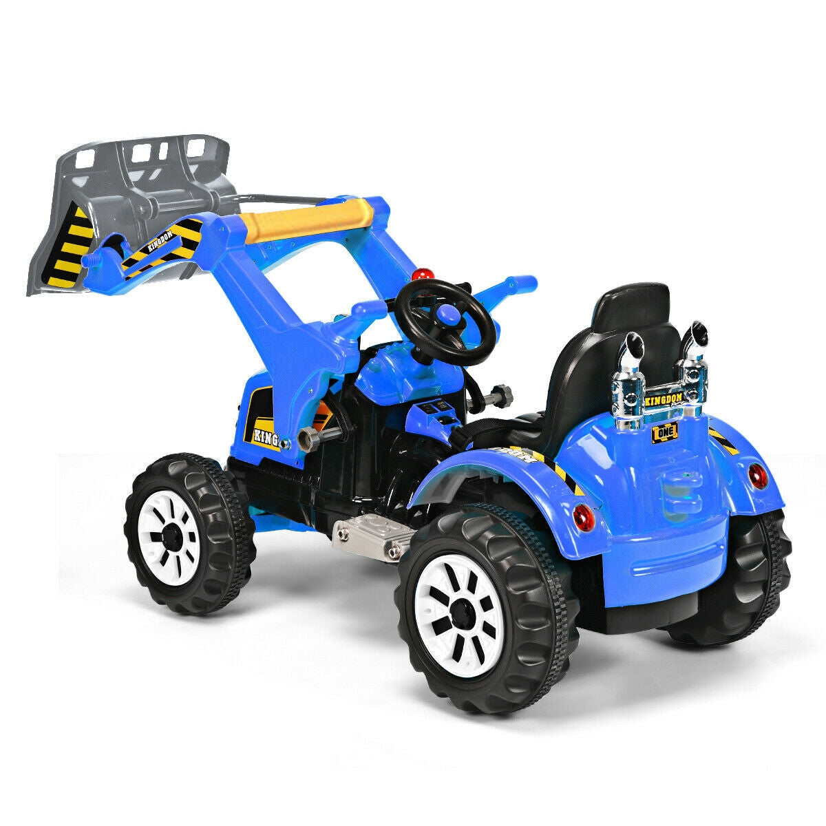 12 V Battery Powered Kids Ride on Dumper Truck, Blue Powered Ride On Toys at Gallery Canada