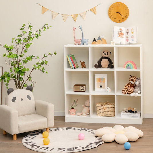 9-Cube Bookcase With Anti-Tipping Kits, White Bookcases White at Gallery Canada