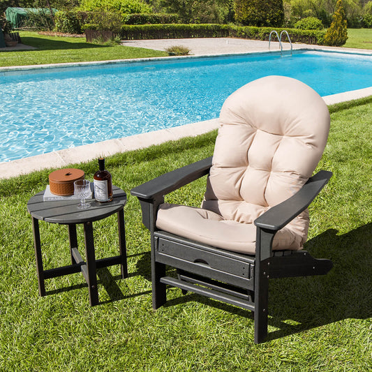 Patio Adirondack Chair Cushion, With Fixing Straps, Beige Adirondack Chairs Beige at Gallery Canada