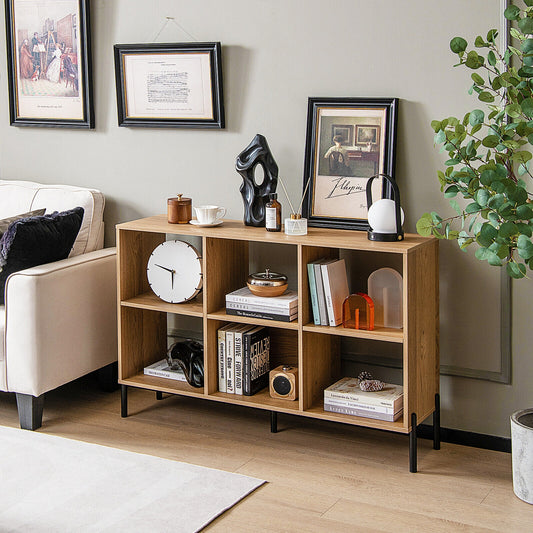 Open-Back Bookshelf with Drawer, Natural Bookcases Natural at Gallery Canada