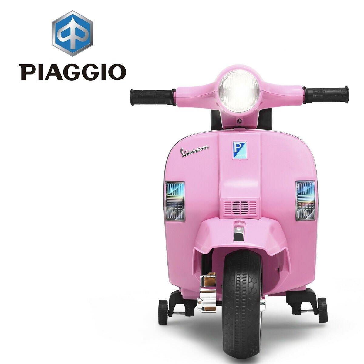 6V Kids Ride On Vespa Scooter Motorcycle for Toddler, Pink