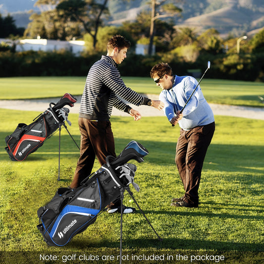Lightweight Golf Stand Bag, 14 Way Top Dividers, 6 Pockets, Blue Golf Blue at Gallery Canada