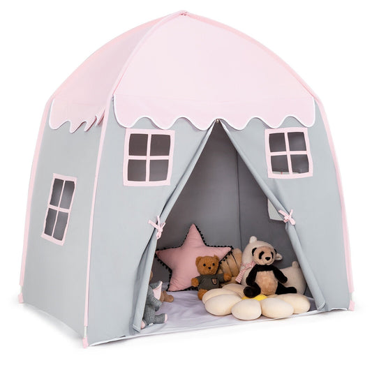 Portable Indoor Kids Play Castle Tent, Pink at Gallery Canada
