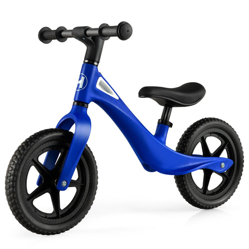Kids Balance Bike with Rotatable Handlebar and Adjustable Seat Height, Blue