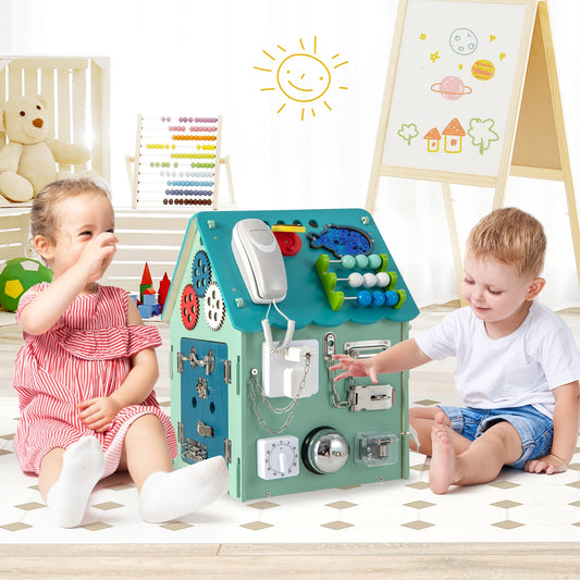 Montessori Play House With Sensory Games, Blue Play Tents & Playhouse Blue at Gallery Canada