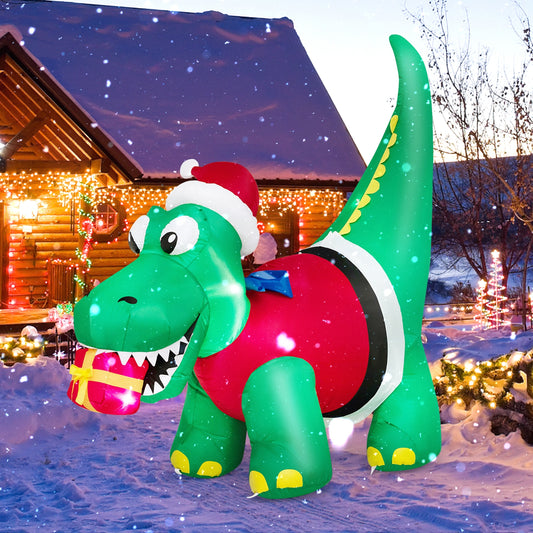 Inflatable Christmas Decoration With LED Lights, Multicolor