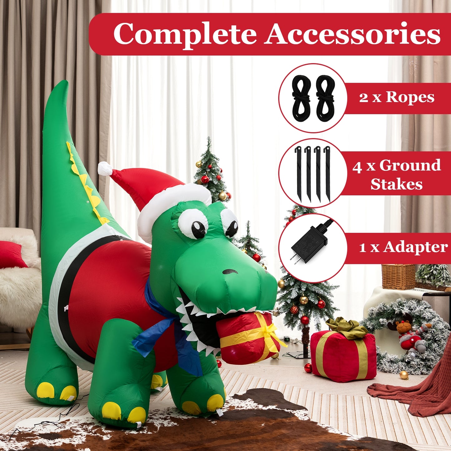 Inflatable Christmas Decoration With LED Lights, Multicolor Christmas Inflatables at Gallery Canada