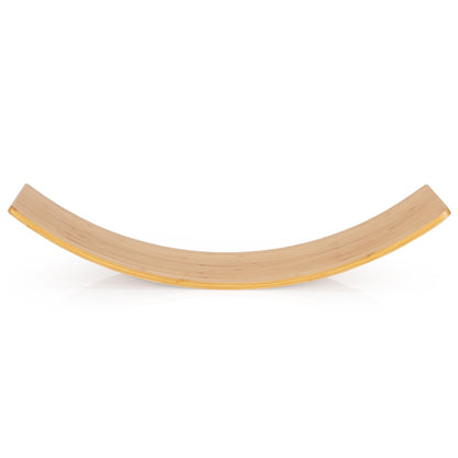 35.5 Inch Wooden Wobble Balance Board for Toddler and Adult, Natural