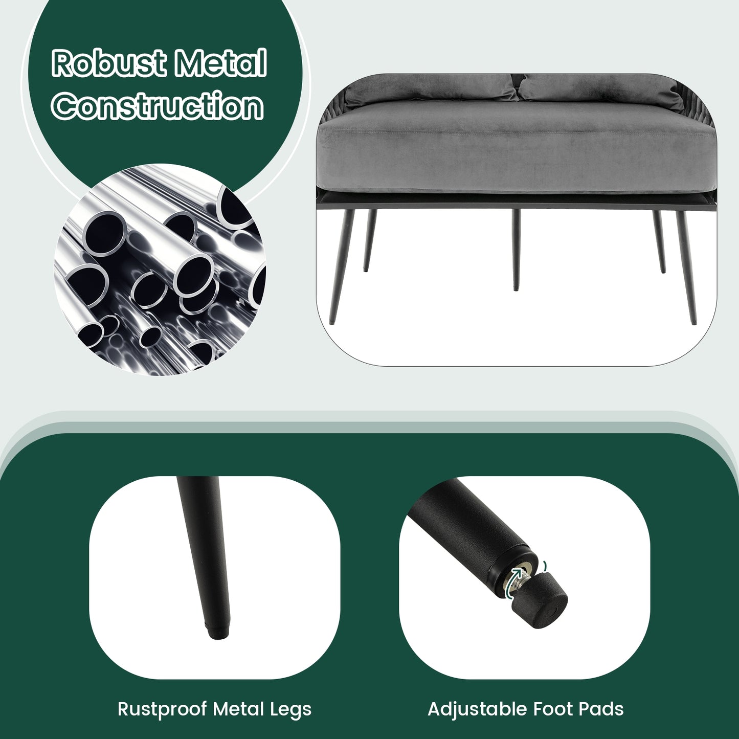 Modern Loveseat Sofa, Upholstered Dutch Velvet Couch, Gray Sofas & Loveseats at Gallery Canada