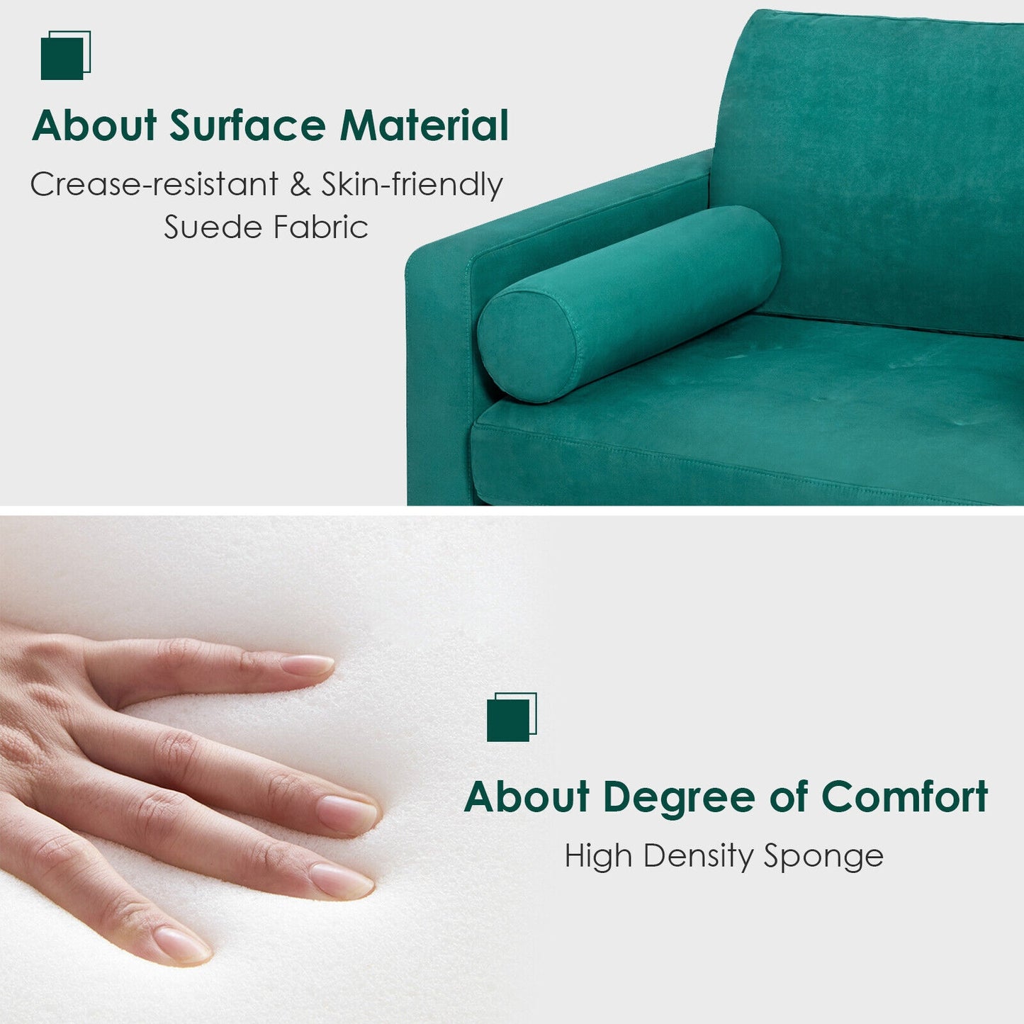 Modular 1/2/3/4-Seat L-Shaped Sectional Sofa Couch with Socket USB Port-2-Seat, Turquoise Sofas & Loveseats at Gallery Canada