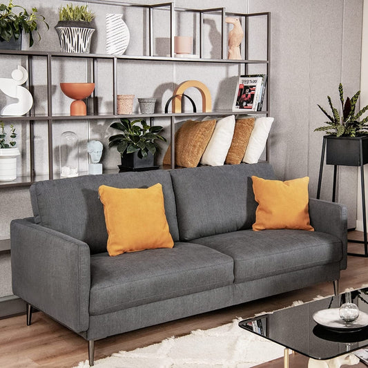 Modern Loveseat, Gray