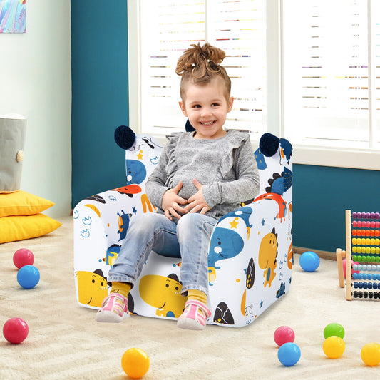 High-Density Kids Sofa With Armrest, Blue Kids Chairs & Seating Blue at Gallery Canada