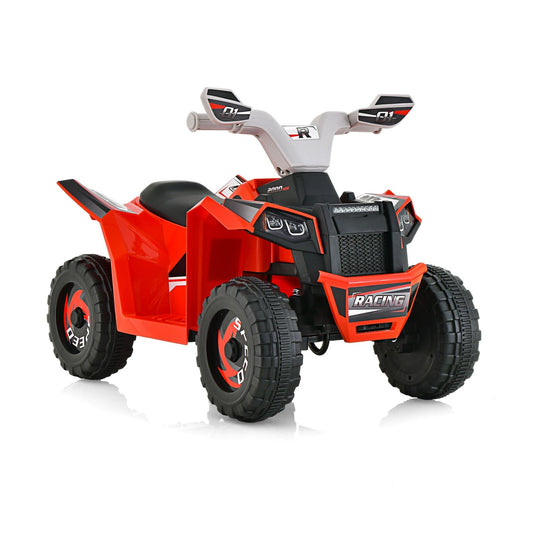 Kids Ride on ATV 4 Wheeler Quad Toy Car with Direction Control, Red