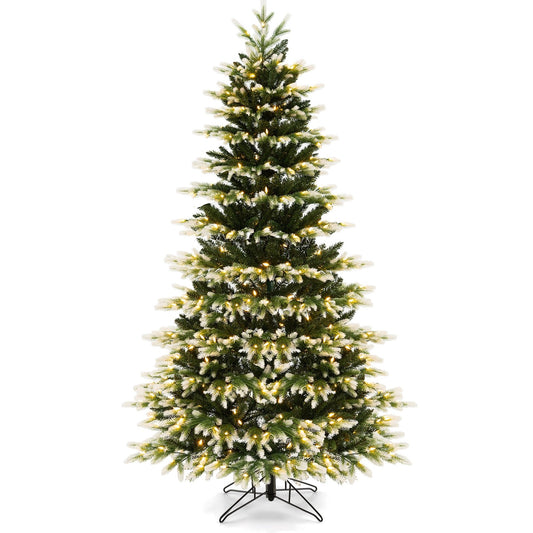 7 Feet Hinged Christmas Tree with 500 LED Lights Remote Control at Gallery Canada