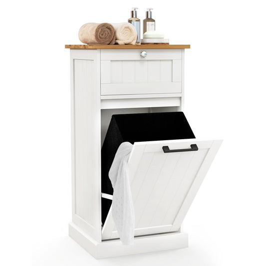 Freestanding Tilt Out Laundry Cabinet with Basket - Gallery Canada