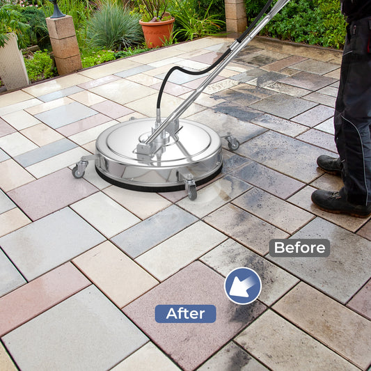Pressure Washer Surface Cleaner Attachment, Silver Pressure Washers Silver at Gallery Canada