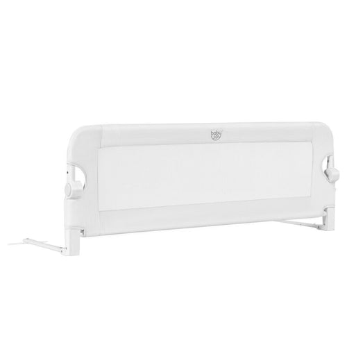 48 Inch Breathable Baby Swing Down Safety Bed Rail Guard, White