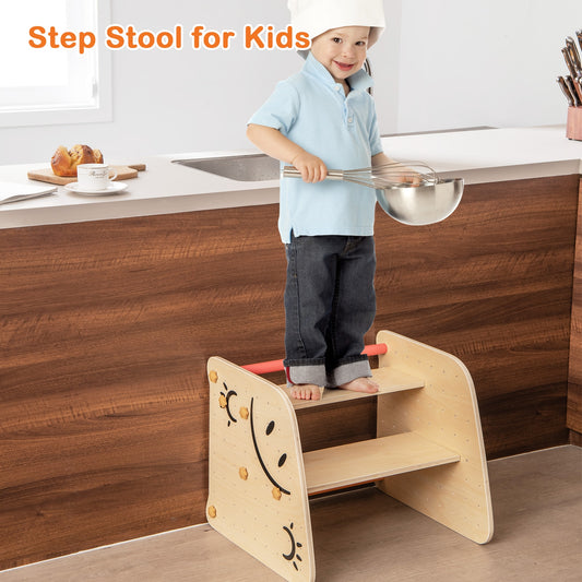 Wooden Climbing Toy Triangle Climber Set With Seesaw, Multicolor Climbers & Slides Multicolor at Gallery Canada