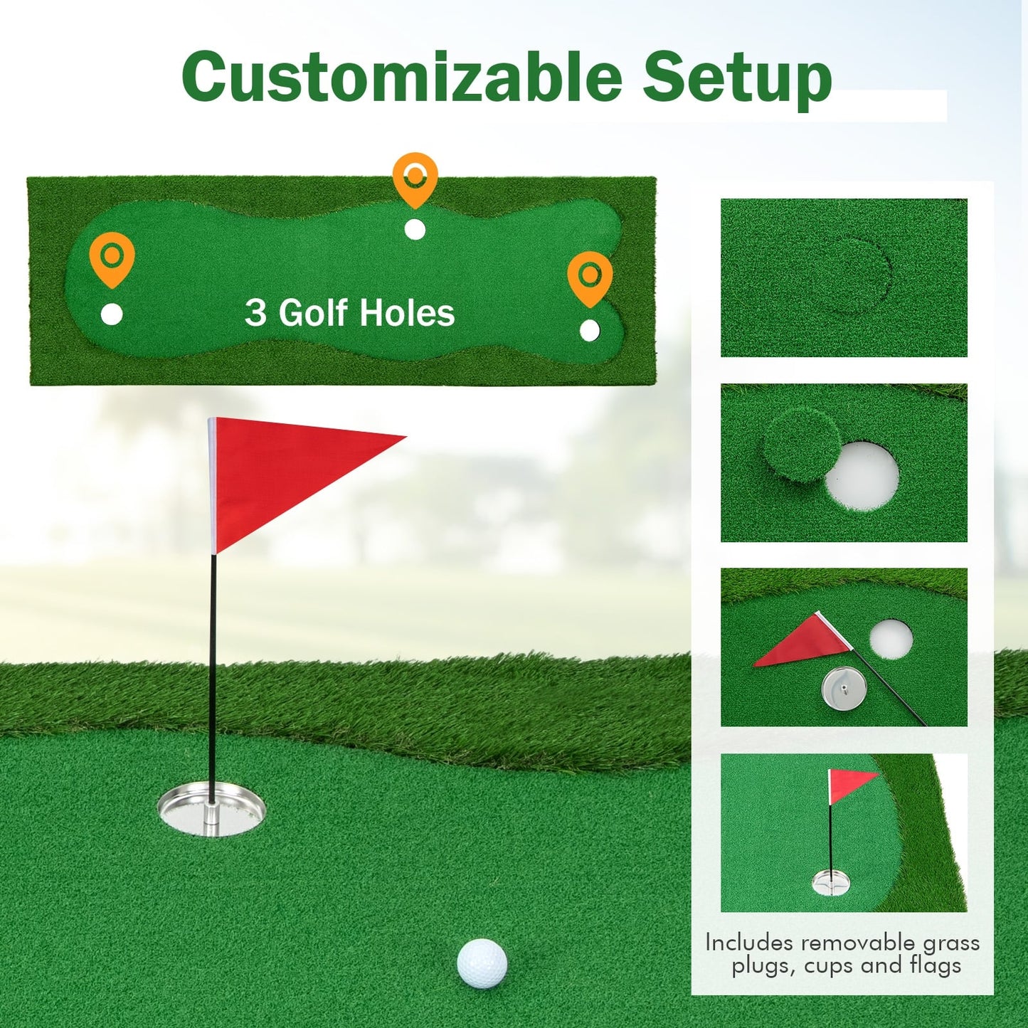 Golf Putting Green, Artificial Grass Turf, S, Green Golf at Gallery Canada
