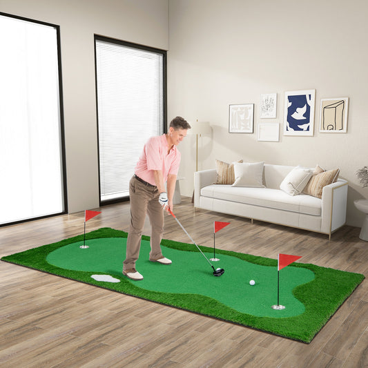 Golf Putting Green with Realistic Artificial Grass Turf-L, Green Golf Green at Gallery Canada