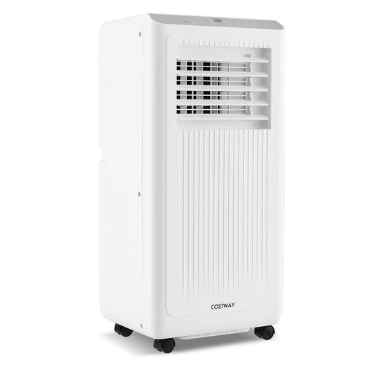 8000 BTU Portable Air Conditioner 3 in 1 AC Unit Fan and Dehumidifier for Rooms up to 250 Sq FT, White