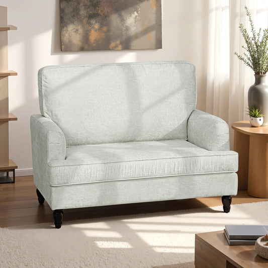 Modern Accent Chair, Leathaire Armchair, Cream White Single Sofas Cream at Gallery Canada