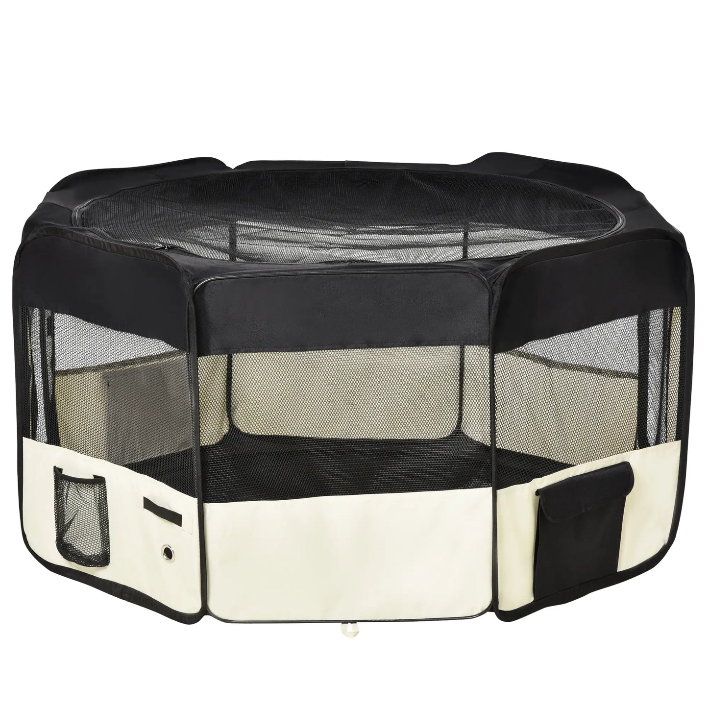 49.2-Inch Soft Folding Dog Playpen, Outdoor Pet Pen with Bag Houses, Kennels & Pens at Gallery Canada