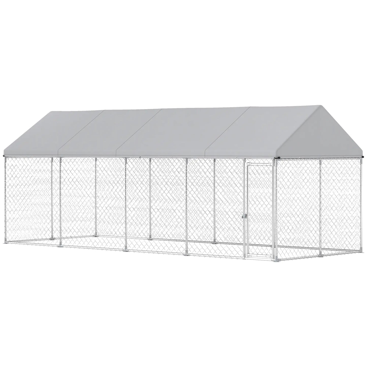 Heavy Duty Outdoor Dog Kennel, Waterproof Roof, 19.7' x 7.5' x 7.9' Dog Kennels at Gallery Canada