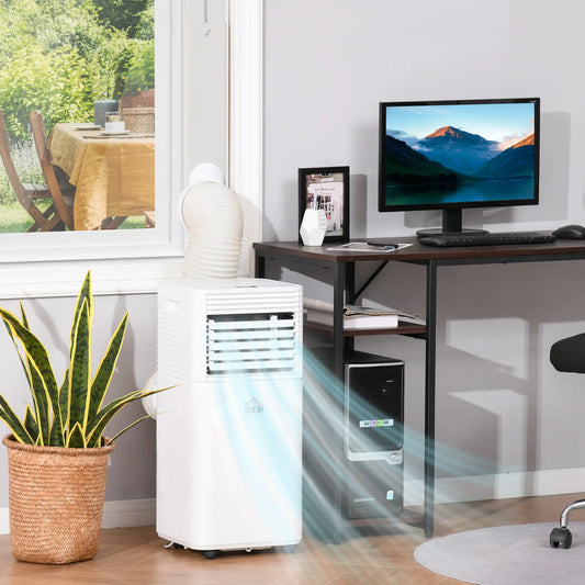 8000 BTU Portable Air Conditioner with Fan &; Dehumidifier Mode, Quiet AC Unit with Remote Control, 24-Hour Timer, White Air Conditioner White at Gallery Canada