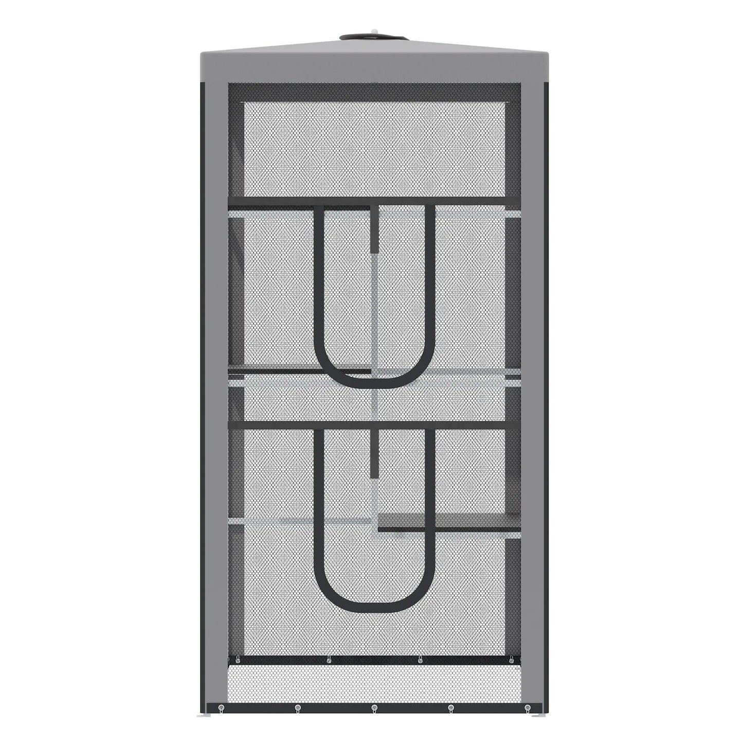 79" Cat Cage, Large Outdoor Kitten House, Indoor Pet Kennel, Grey Outdoor Cat Enclosures at Gallery Canada