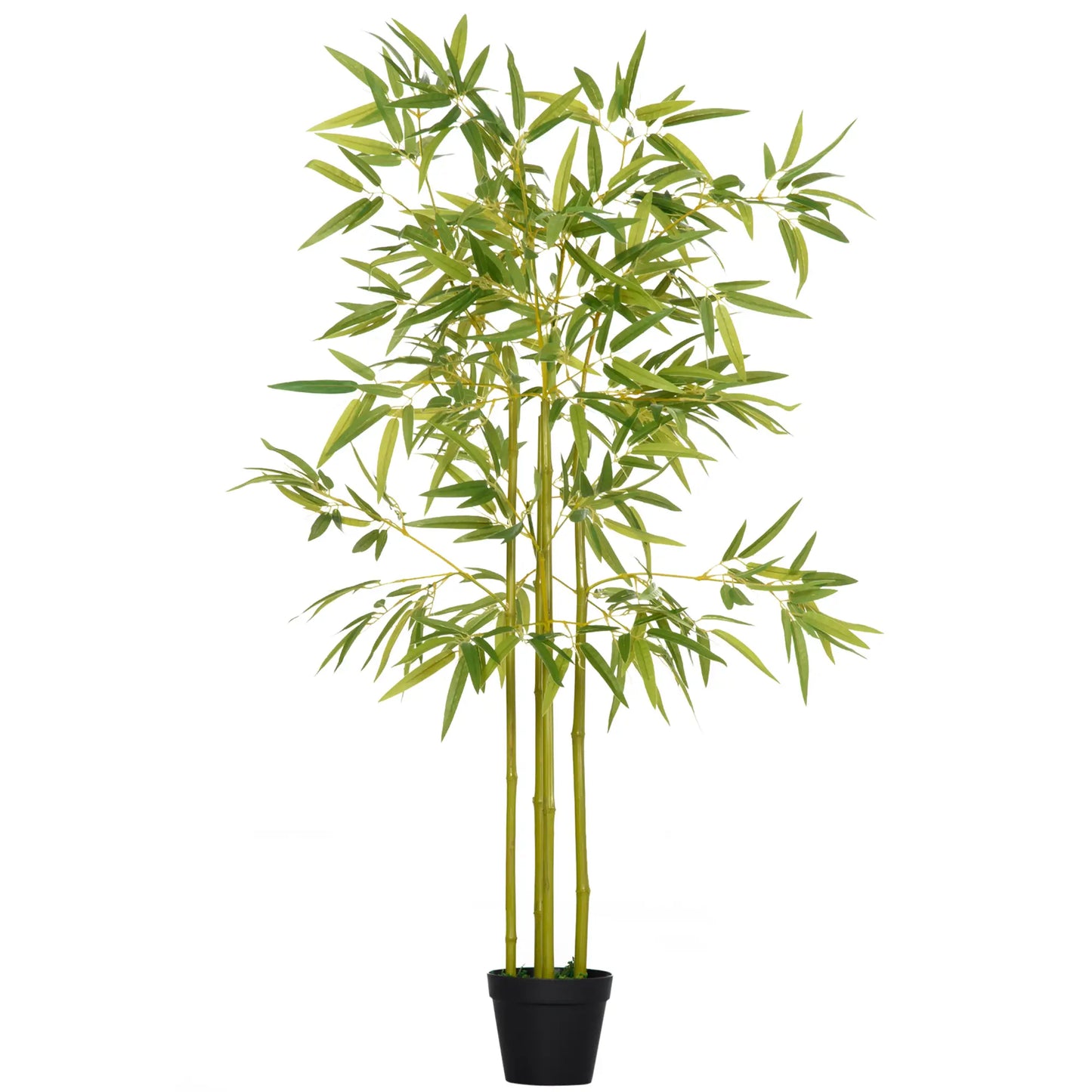 4FT Artificial Bamboo Tree, Faux Greenery Plant, Decorative Tree in Nursery Pot for Indoor Outdoor Décor Artificial Trees at Gallery Canada