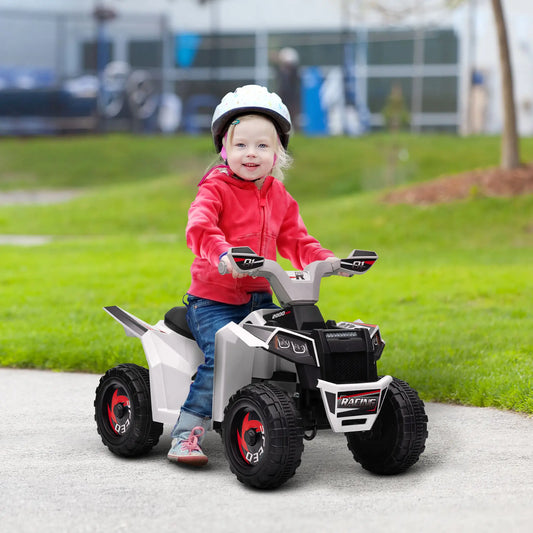 6V Kids Electric Car, Wear-Resistant Wheels, 18-36 Months, White Electric Toy Cars White, Grey, Black at Gallery Canada