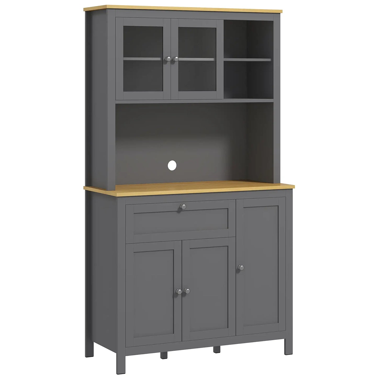 5-Door Kitchen Pantry Cabinet, Adjustable Shelves, 71 Inch Kitchen Pantry Cabinets at Gallery Canada