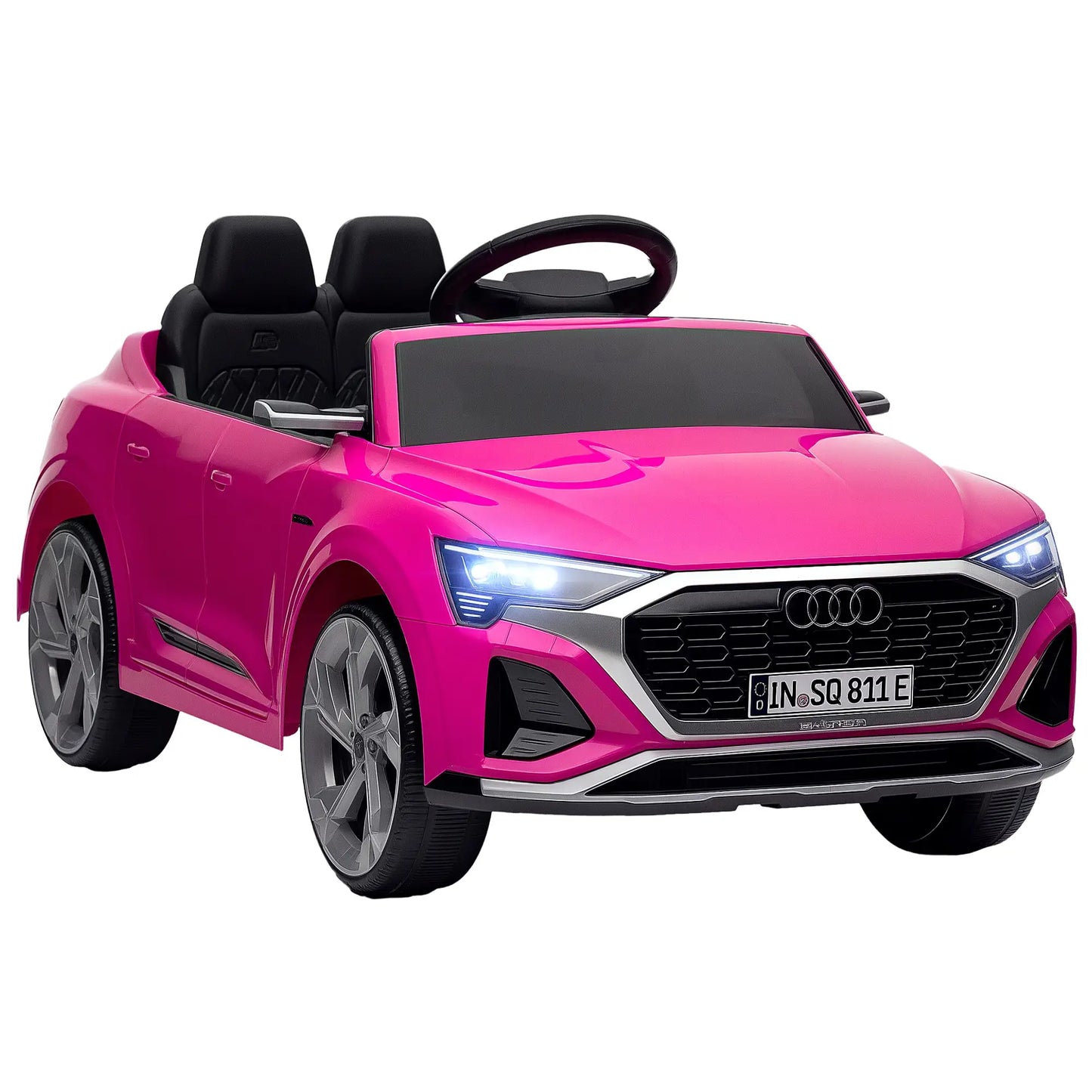 12V Kids Electric Car, Audi Q8 etron Sportback, Remote Control, Pink
