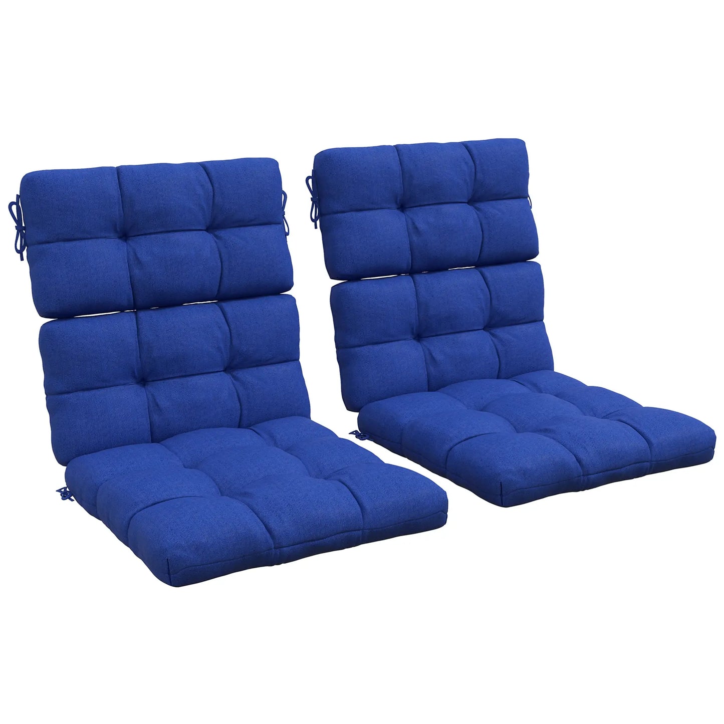 2-Piece Back Seat Cushion, Outdoor Patio Chair Set, Navy Blue Patio Chair Cushions at Gallery Canada